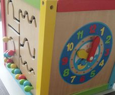 EduCube 5-in-1 Montessori Learning Toy, 5 Activities