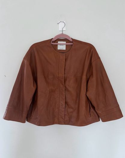 Mango leather jacket