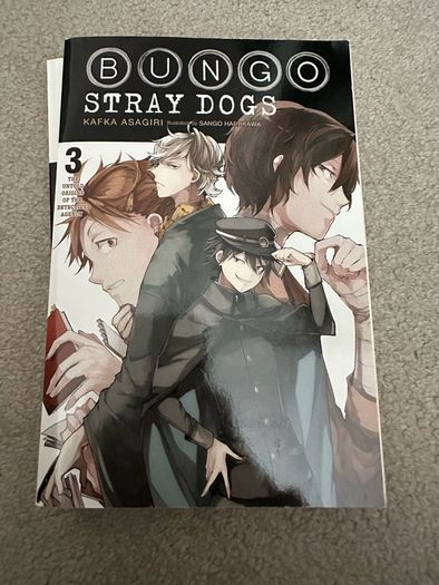 Bungo Stray Dogs Vol 1-3 Light novel English