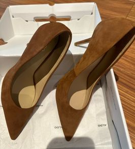Beautiful Brand New Aldo Suade Heels 90 original price