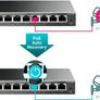 TP-Link TL-SG108PE 8-Port Gigabit Web Managed Easy Smart Ethernet PoE Switch (4 PoE Ports, 55 Watt Budget) Image 5