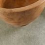 Deep SMALL Wooden Bowl -SPALTED BEECH- and the date 1997.as trinket dish handmade wood turning by Dan O'Loughlin . Image 5