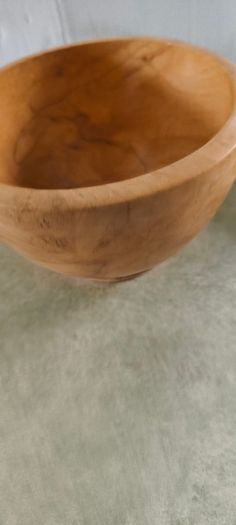 Deep SMALL Wooden Bowl -SPALTED BEECH- and the date 1997.as trinket dish handmade wood turning by Dan O'Loughlin .