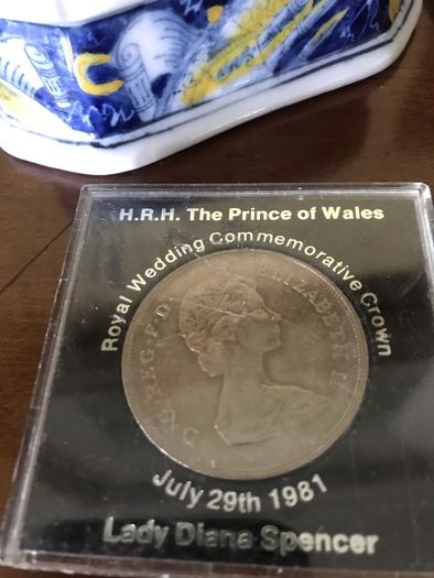 1981 Prince of Wales/ Lady Diana Spencer Coin