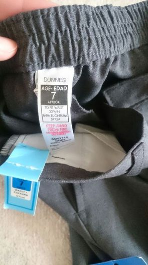 Brand New Boys grey trousers, size 7y
