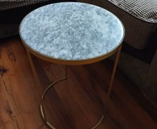 Side table marble top