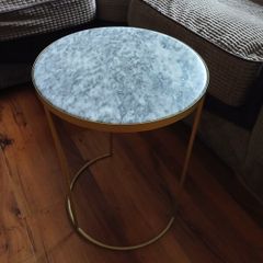Side table marble top