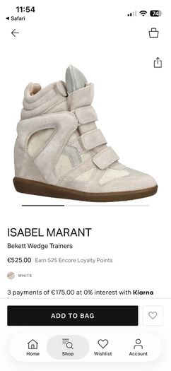 Isabel Marant Bekett Wedge Trainers E525 in BTs