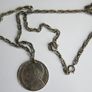 Vintage Religious Medal John Paul II Image 2