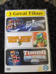 Power Rangers and ninja Turtle - 3 set DVD