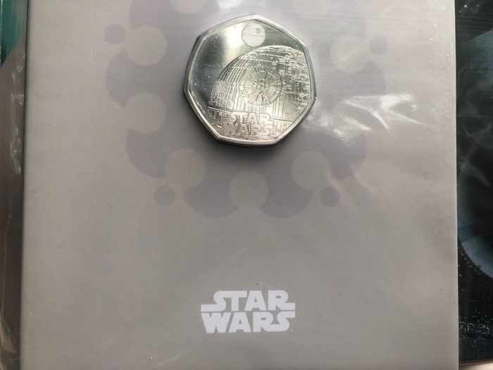 Royal Mint Limited Edition 2024 BU Star Wars 50p In Sealed Folder.