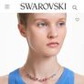 Swarovski multicoloured crystal necklace Image 4