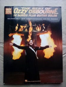 Ozzy Osbourne sheet music & guitar tabs. (Postage included)