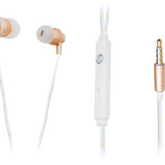 New Wired Stereo Earphones Headphones 3.5mm Jack Mic Music Volume Control #1023