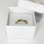14k Yellow Gold Three-Diamond Ring Image 2