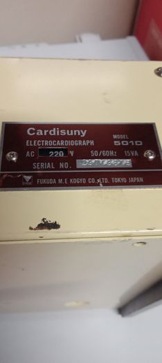 Vintage Fukuda Fme Cardisuny 501d Electrocardiograph