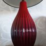 Very Tall Ceramic Table Lamp with Shade Image 2