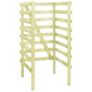 Single Bin Shed Green 70x80x150 cm Impregnated Pinewood Image 4