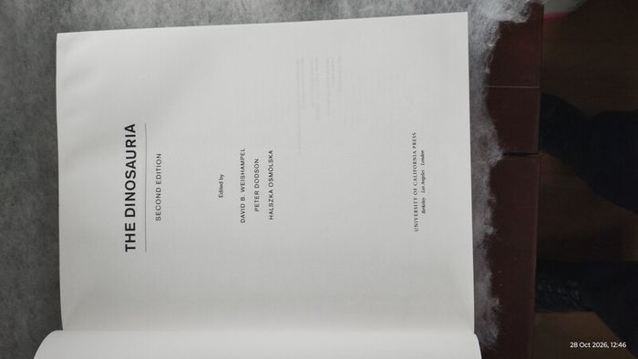 The Dinosauria, Second edition by David Weishampel, hardback.