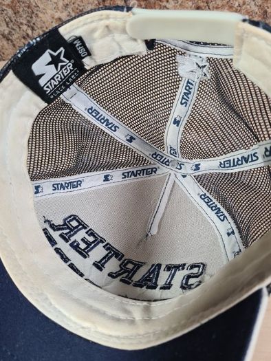 STARTER ATHLETIC DEPT baseball cap Mesh Trucker hat snapback white navy
