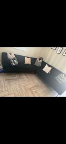 3-2 black DFS sofa