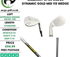 Callaway Opus Wedge Aw 50 Degree.10S / Dynamic Gold Mid 115 Wedge