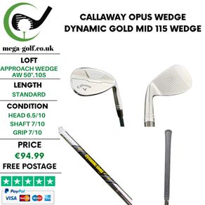 Callaway Opus Wedge Aw 50 Degree.10S / Dynamic Gold Mid 115 Wedge