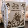 Wooden Wedding Card, Laser Cut & Engraved! Image 3