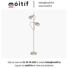 Zory Metal Floor Lamp - Antique Brass