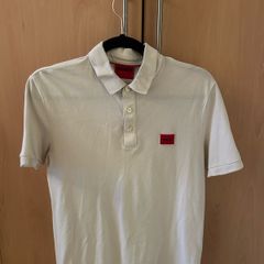 Hugo Boss White Polo Shirt  Size S
