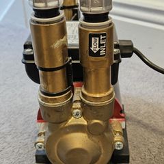 Grundfos Stp 3.0bar Brass Shower Pump  With Braided Hoses