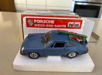 Porsche 911 Ski Davos 1/25 Polistil 1976 Rare