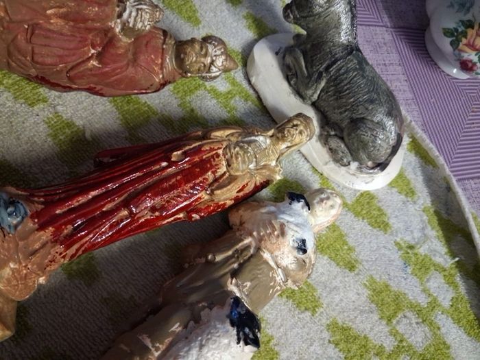 vintage nativity figures