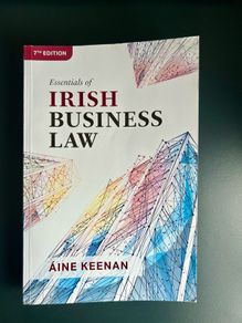 Essentials of Irish Business Law 7th Edition & Constitution Book