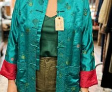 1960s silk kimono jacket uk10