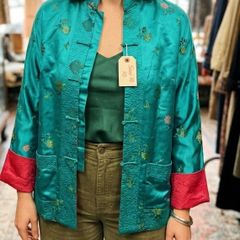 1960s silk kimono jacket uk10
