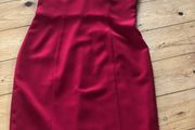 Red Frank Usher Dress Size 12