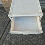 White Wicker Bedroom Vanity set Image 5