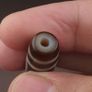 Antique Himalayan Tibetan Circle & Square Eyes Agate Dzi Bead Amulet Pendant Image 8