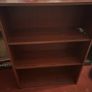Wooden bookcase shelf, brown Image 2