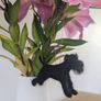 Handmade Felt Schnauzer (Woollen Black Dog) Image 6