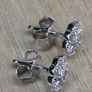 Ernest Jones Love & Life Sterling Silver Flower Necklace Earrings Set Boxed Image 8