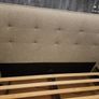 bed king size Grey colour, Plus two bedside cabinets Image 3