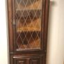 Unique Reproduction Mahogany Triangle Corner Unit Image 6