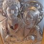 Italian Silver Holy Family Plaque Image 2