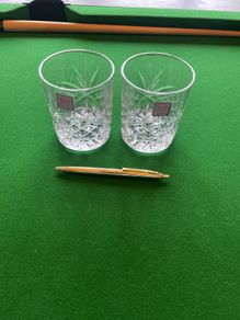 2 Tipperary Crystal Tumblers