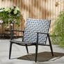 Lounge chair black leather look Edderup Image 5