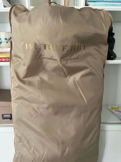 Burberry Faux Fur Trim Hooded Puffer Jacket Excellent Condition