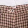 Ann Taylor LOFT Brown Green Checked Plaid Straight Leg Trousers 8UK/36EU Image 4