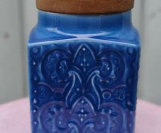 Celtic Irish Earthenware Ceramic Cannister
